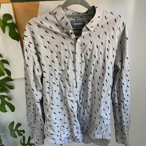 Bonobos Button Down Slim Fit Lightning Bolt Shirt